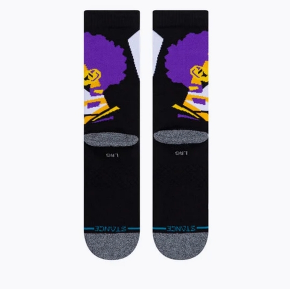 NWT Men's LA Lakers Anthony Davis Stance Socks - Picture 3 of 6